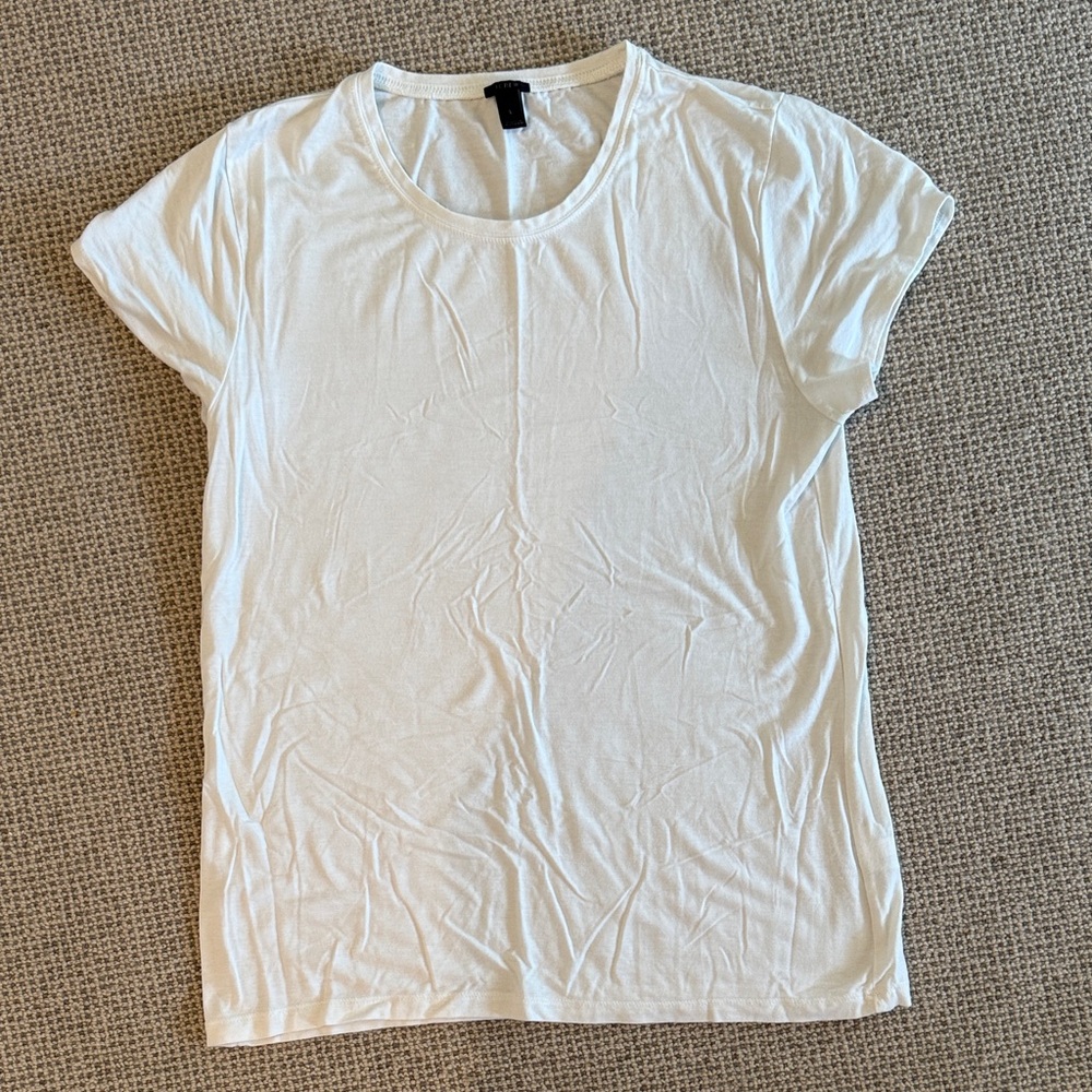 JCrew modal/elastene basic tee - size L